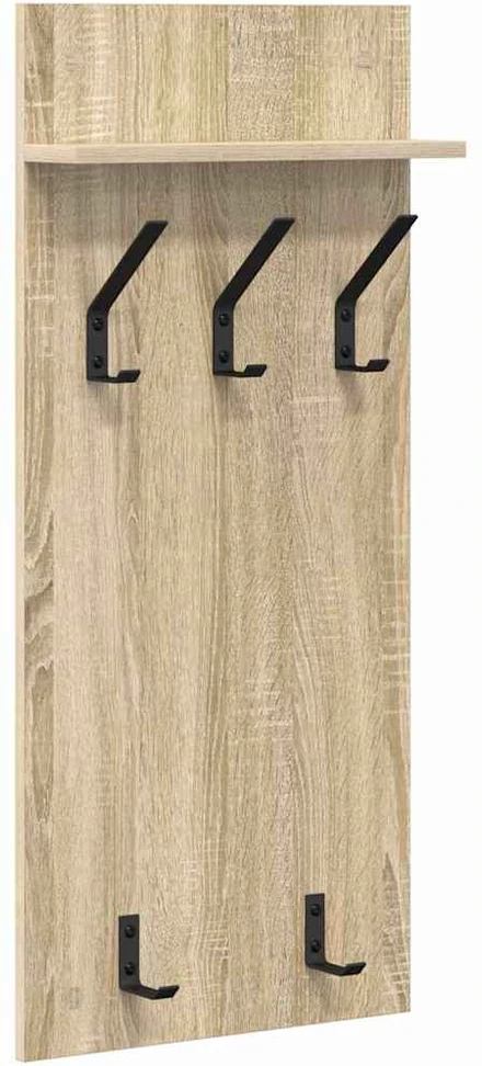 Prikabinamas paltas Sieninis Sonoma ąžuolas 40 x 10 x 90 cm