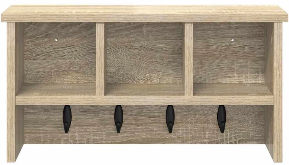 Prikabinamas paltas Sieninis Sonoma ąžuolas 50 x 16 x 26 cm
