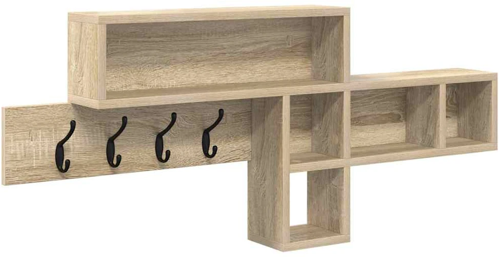Prikabinamas paltas Sieninis Sonoma ąžuolas 100 x 12 x 43,5 cm