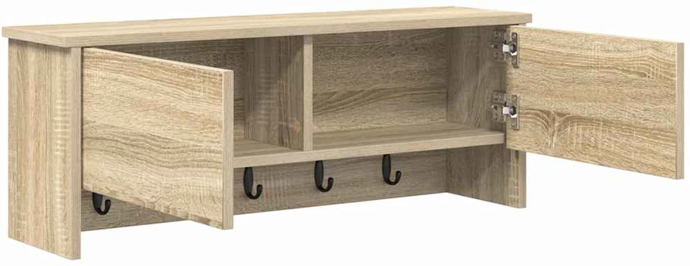 Prikabinamas paltas Sieninis Sonoma ąžuolas 80 x 20 x 30 cm