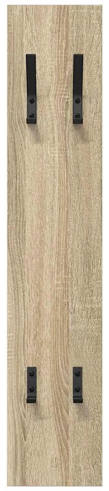 Prikabinamas paltas Sieninis Sonoma ąžuolas 20 x 1,5 x 100 cm