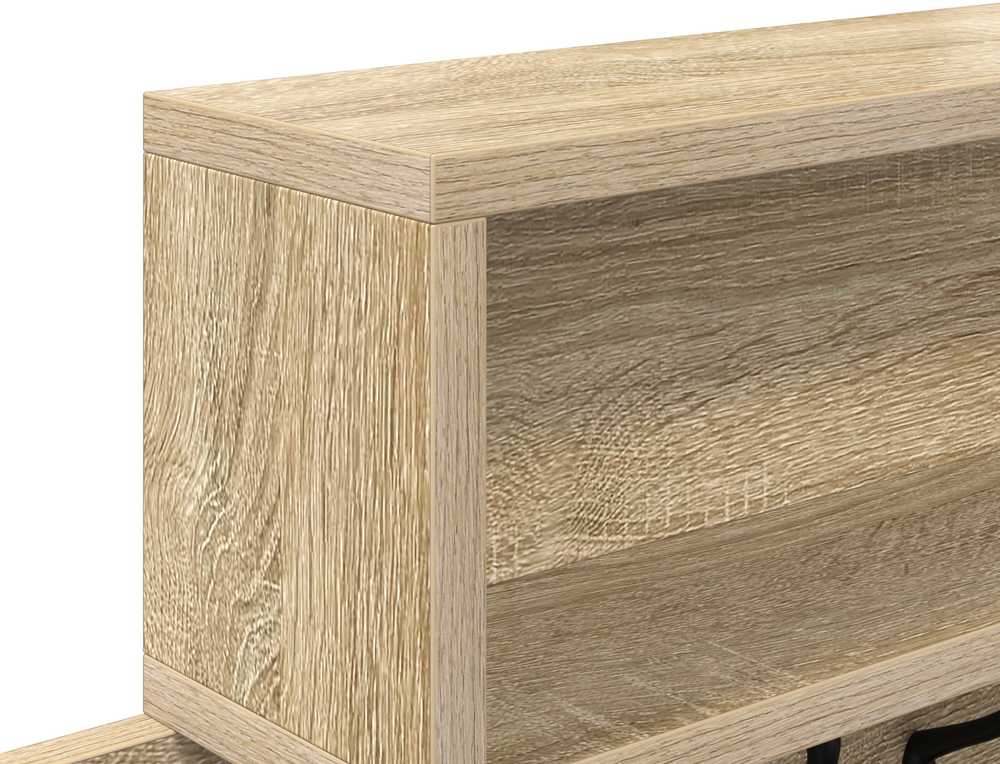 Prikabinamas paltas Sieninis Sonoma ąžuolas 100 x 12 x 43,5 cm