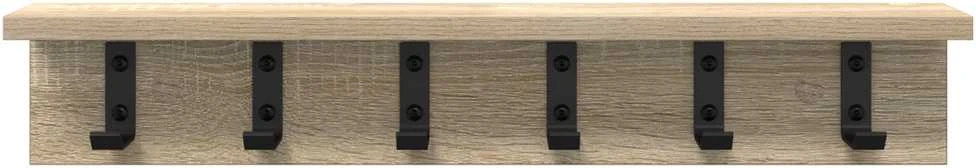 Prikabinamas paltas Sieninis Sonoma ąžuolas 60 x 10,5 x 10,5 cm
