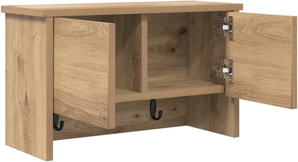 Prikabinamas paltas Sieninis Amatininkų ąžuolas 50 x 20 x 30 cm