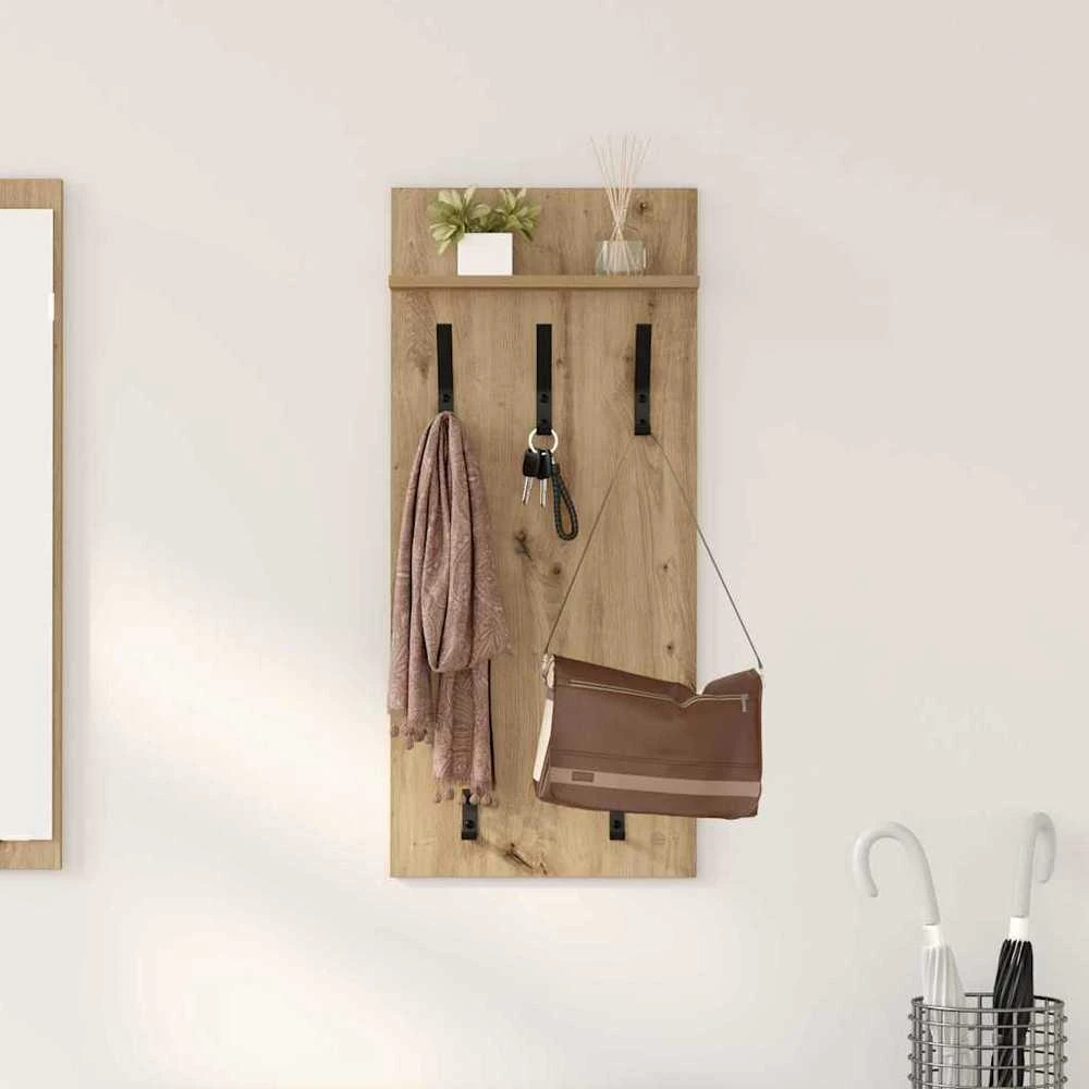 Prikabinamas paltas Sieninis Amatininkų ąžuolas 40 x 10 x 90 cm