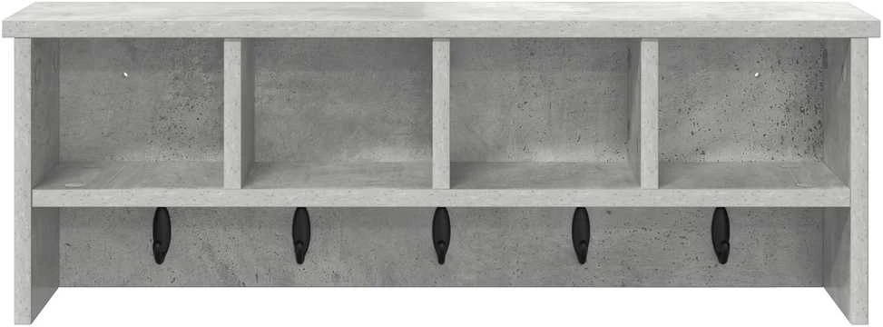 Prikabinamas paltas Sieninis Betono pilka 75 x 16 x 26 cm