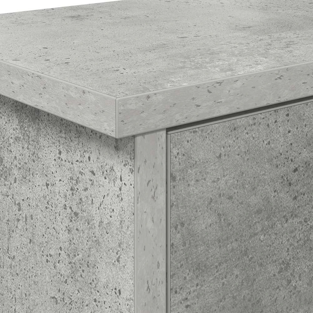 Prikabinamas paltas Sieninis Betono pilka 80 x 20 x 30 cm