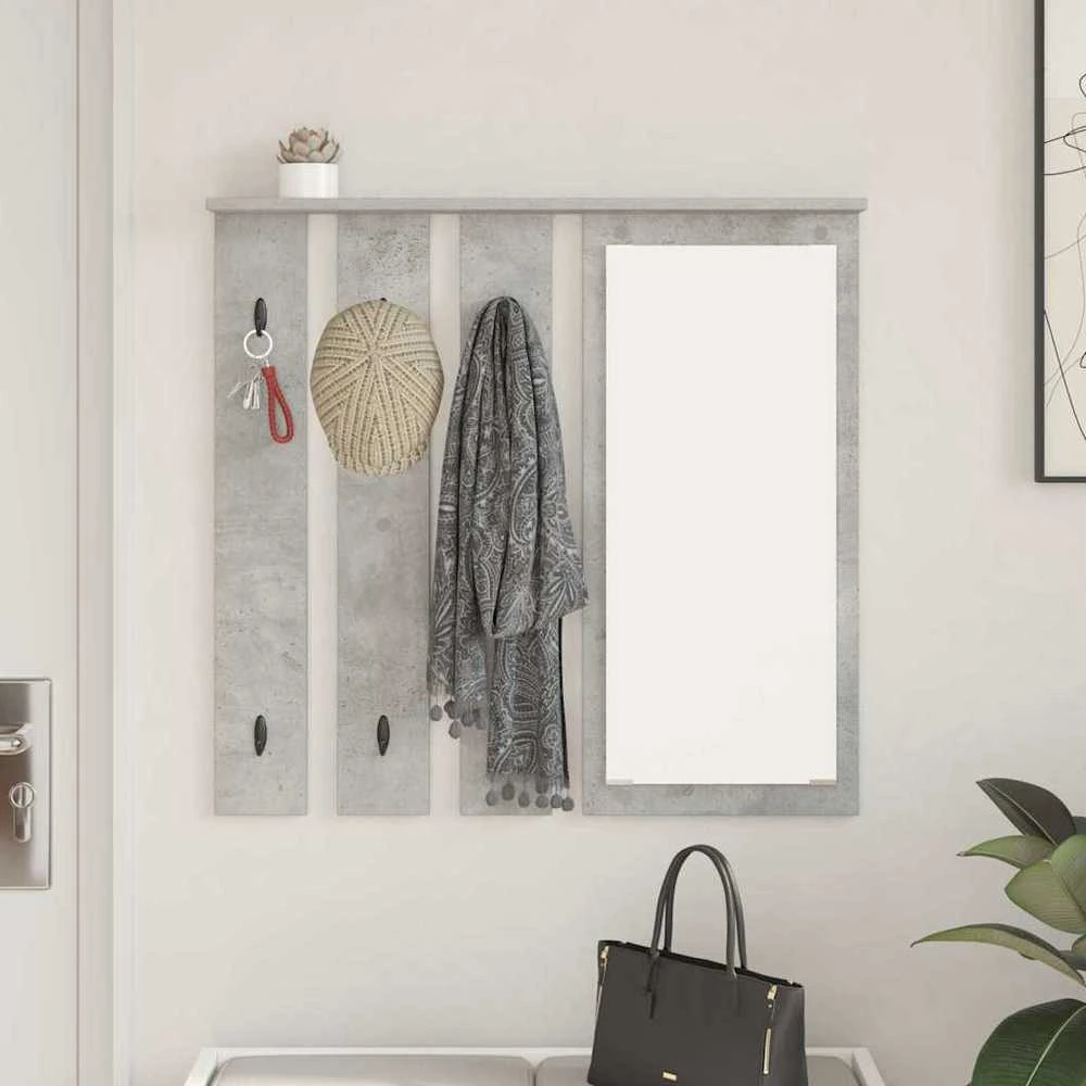 Prikabinamas paltas Sieninis Betono pilka 84 x 10 x 80 cm