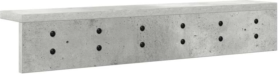 Prikabinamas paltas Sieninis Betono pilka 60 x 10,5 x 10,5 cm