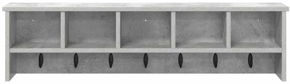 Prikabinamas paltas Sieninis Betono pilka 100 x 16 x 26 cm