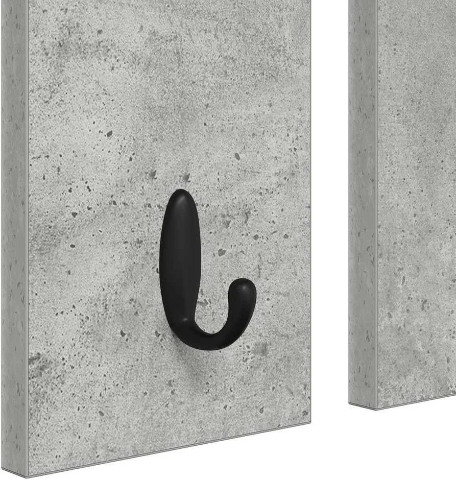 Prikabinamas paltas Sieninis Betono pilka 84 x 10 x 80 cm