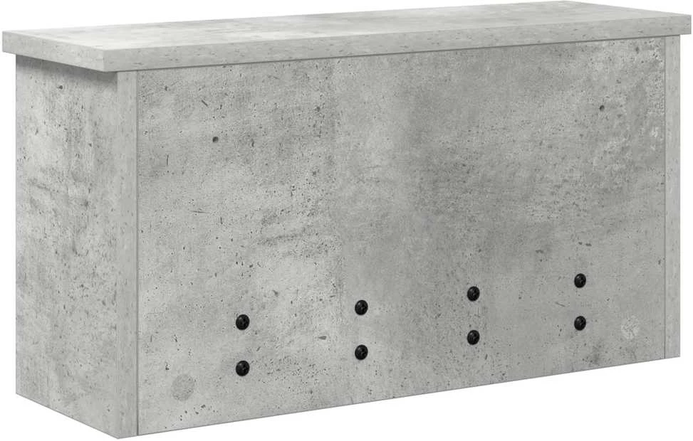 Prikabinamas paltas Sieninis Betono pilka 50 x 16 x 26 cm