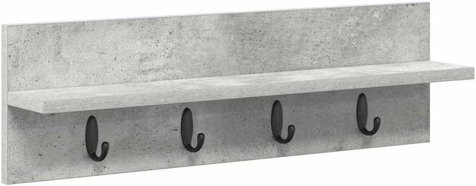 Prikabinamas paltas Sieninis Betono pilka 60 x 10,5 x 18 cm