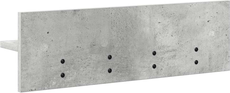 Prikabinamas paltas Sieninis Betono pilka 60 x 10,5 x 18 cm