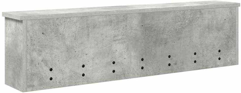 Prikabinamas paltas Sieninis Betono pilka 100 x 16 x 26 cm