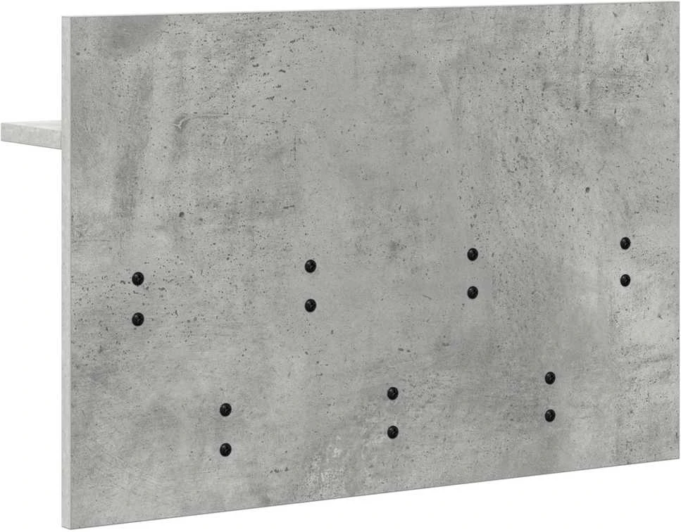 Prikabinamas paltas Sieninis Betono pilka 60 x 40 x 12 cm