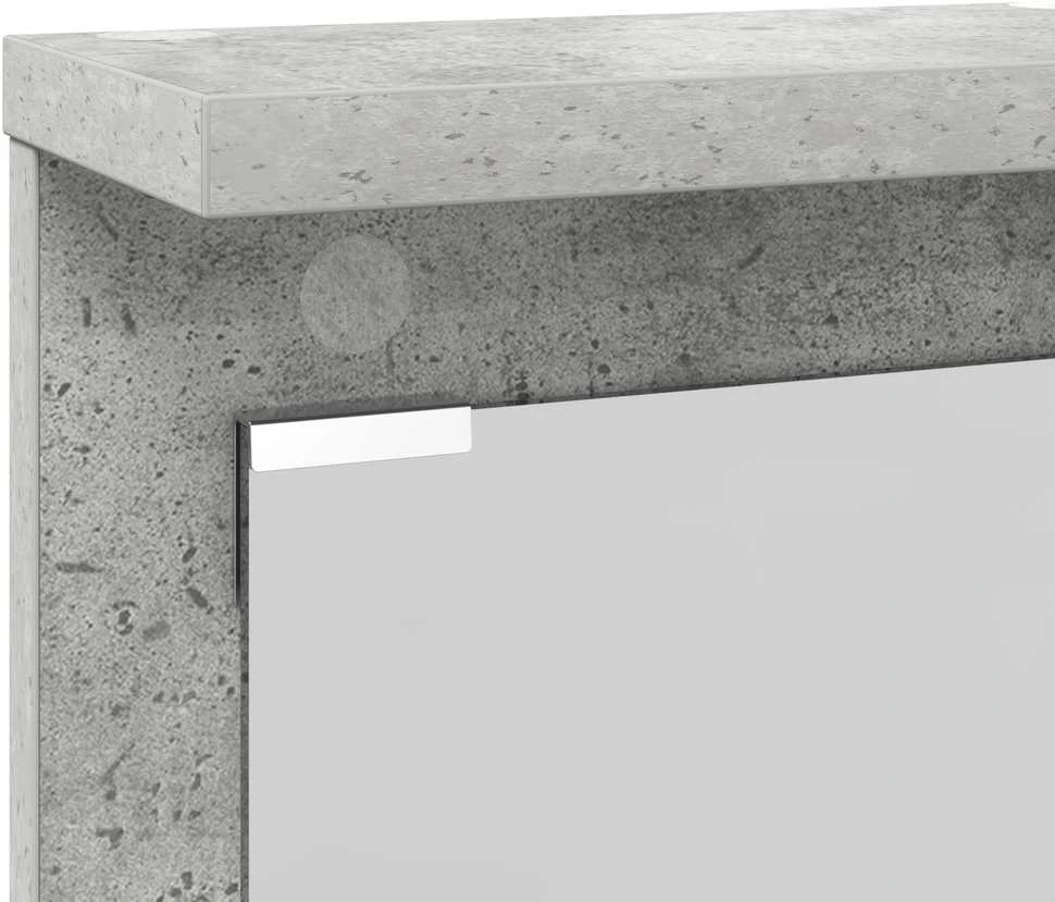 Prikabinamas paltas Sieninis Betono pilka 84 x 10 x 80 cm