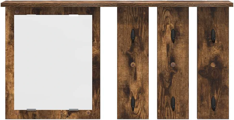 Prikabinamas paltas Sieninis Dūminio ąžuolo 85 x 10 x 45 cm