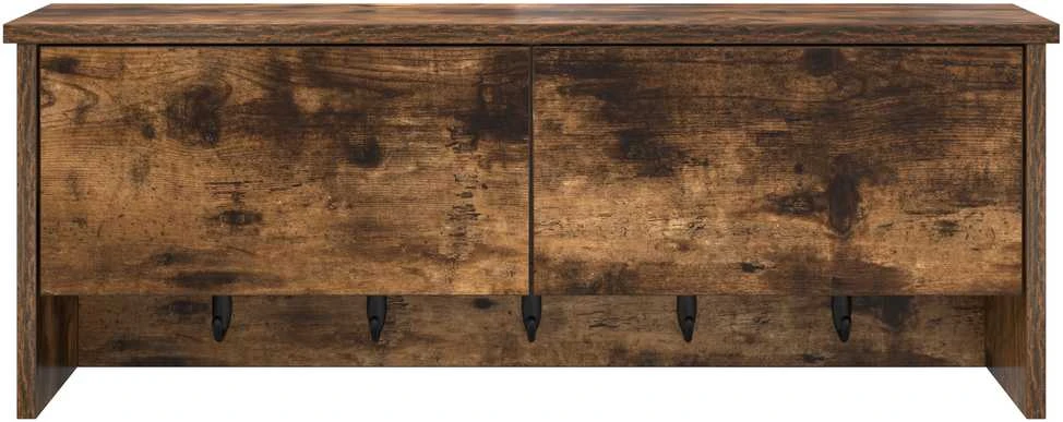 Prikabinamas paltas Sieninis Rūkyta ąžuolas 80 x 20 x 30 cm