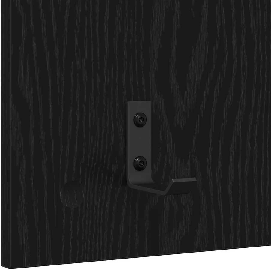 Prikabinamas paltas Sieninis Juodas ąžuolas 40 x 10 x 90 cm