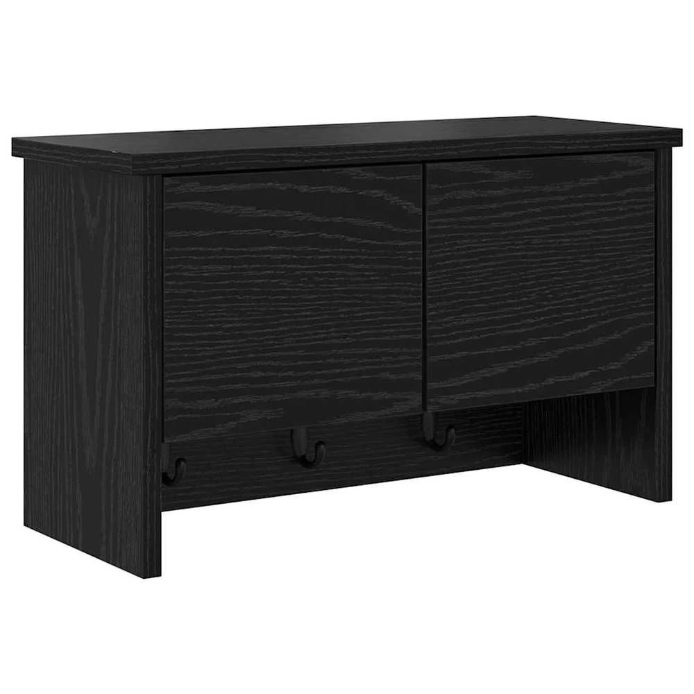 Prikabinamas paltas Sieninis Juodas ąžuolas 50 x 20 x 30 cm