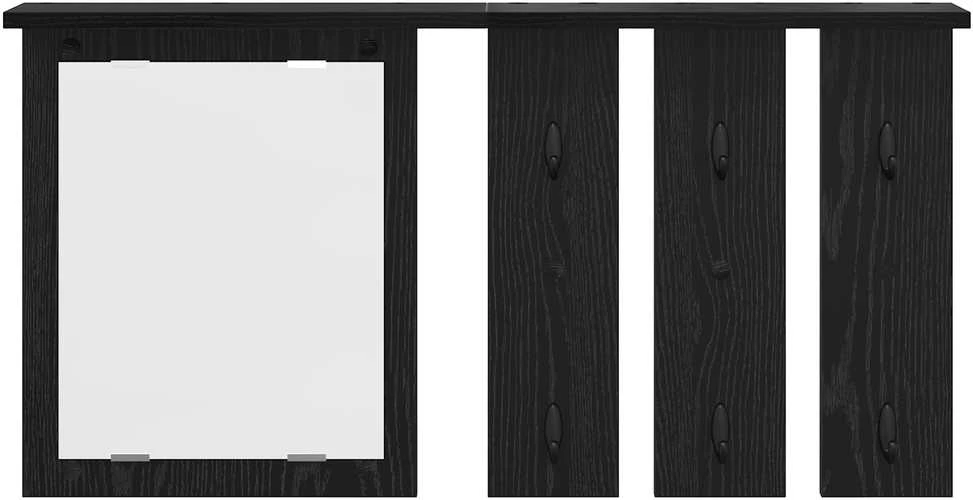 Prikabinamas paltas Sieninis juoda ąžuolo 85 x 10 x 45 cm
