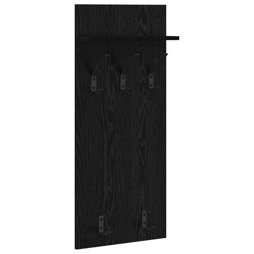 Prikabinamas paltas Sieninis Juodas ąžuolas 40 x 10 x 90 cm