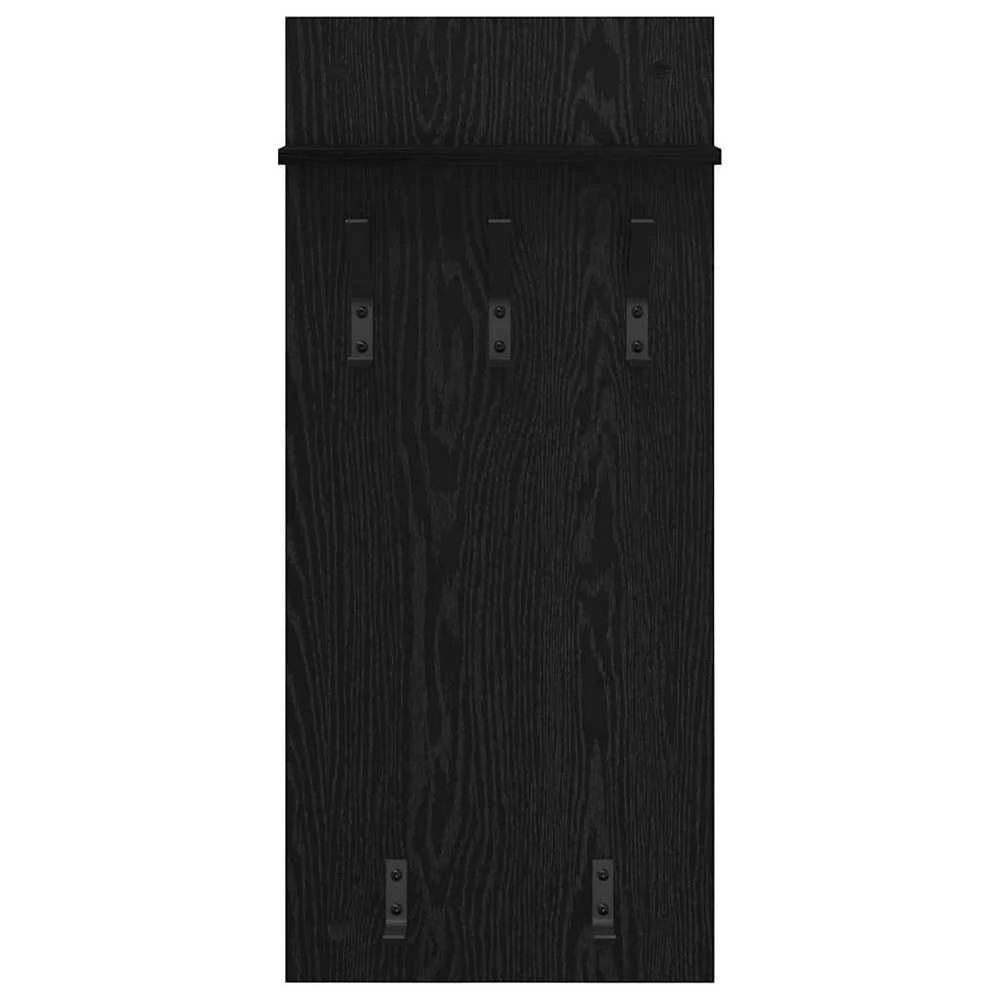 Prikabinamas paltas Sieninis Juodas ąžuolas 40 x 10 x 90 cm