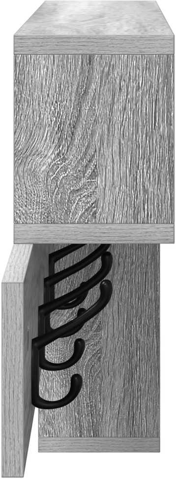 Prikabinamas paltas Sieninis Pilkas Sonoma 100 x 12 x 43,5 cm