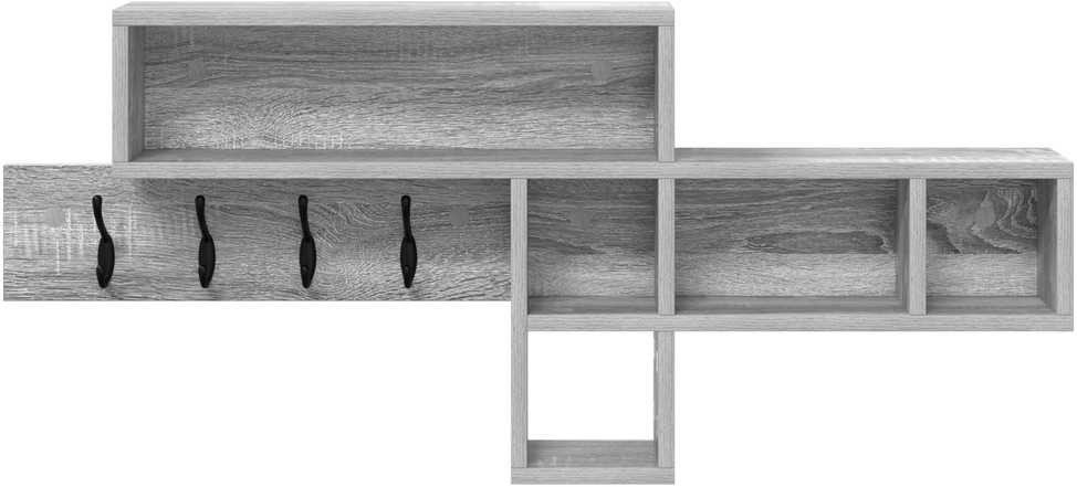 Prikabinamas paltas Sieninis Pilkas Sonoma 100 x 12 x 43,5 cm