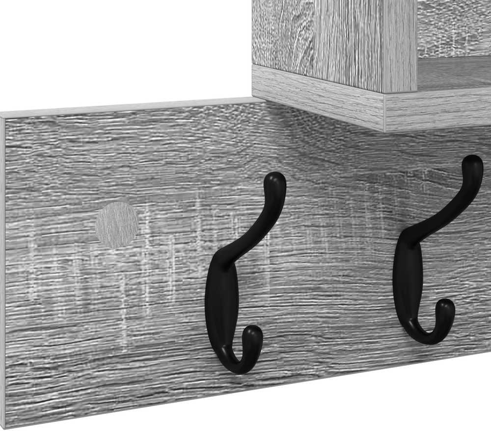 Prikabinamas paltas Sieninis Pilkas Sonoma 100 x 12 x 43,5 cm