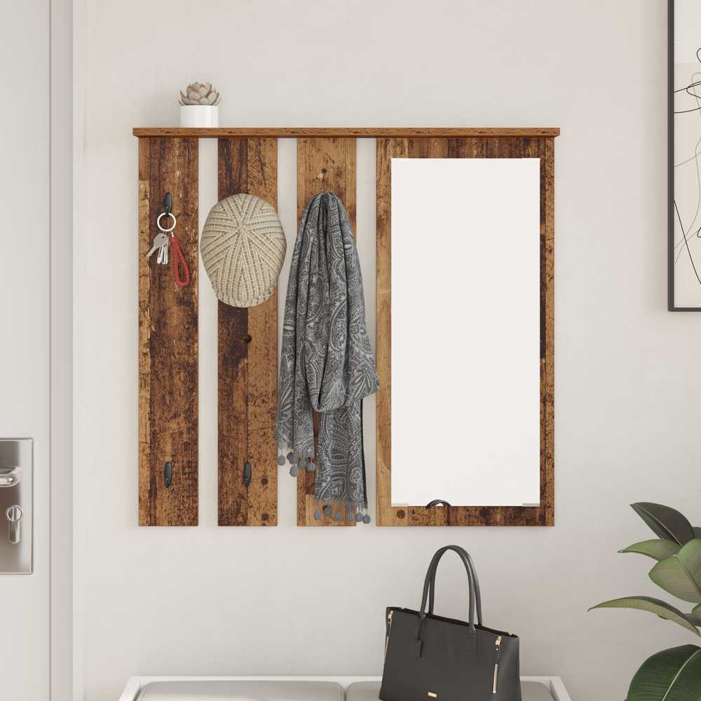 Prikabinamas paltas Sieninis Sena mediena 84 x 10 x 80 cm