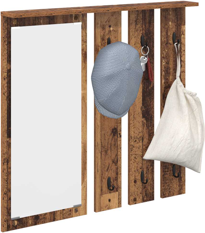 Prikabinamas paltas Sieninis Sena mediena 84 x 10 x 80 cm