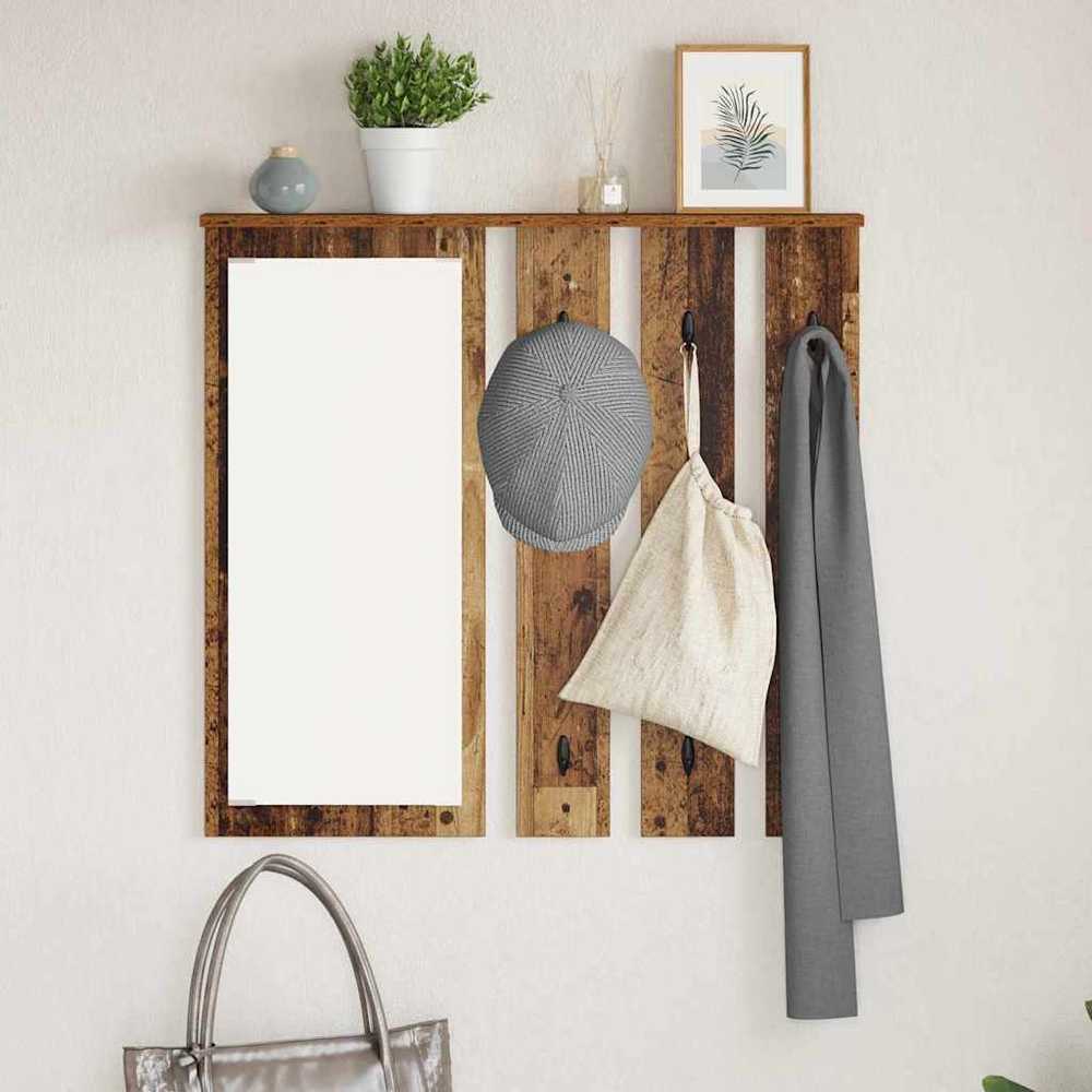 Prikabinamas paltas Sieninis Sena mediena 84 x 10 x 80 cm