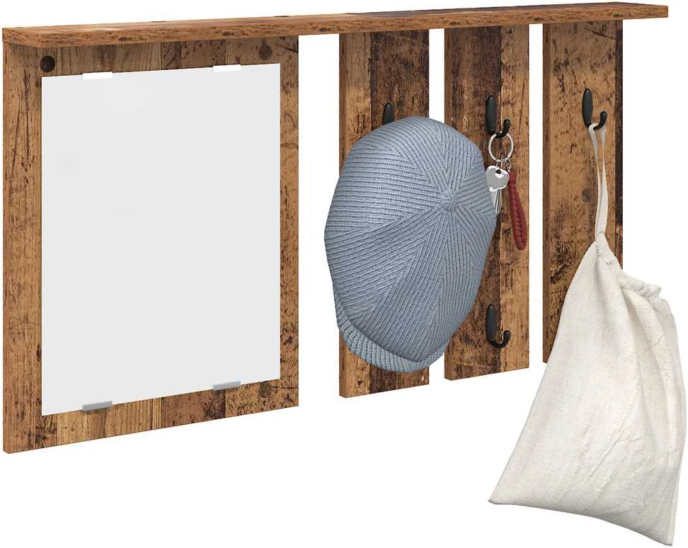 Prikabinamas paltas Sieninis Sena mediena 85 x 10 x 45 cm