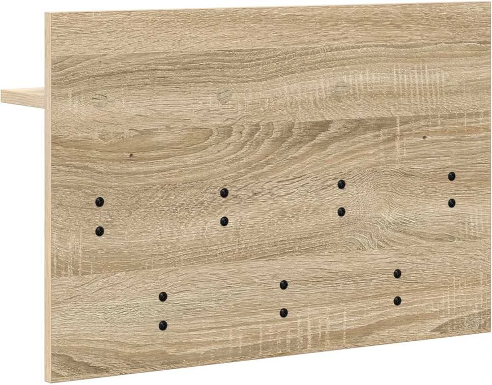 Prikabinamas paltas Sieninis Sonoma ąžuolas 60 x 40 x 12 cm