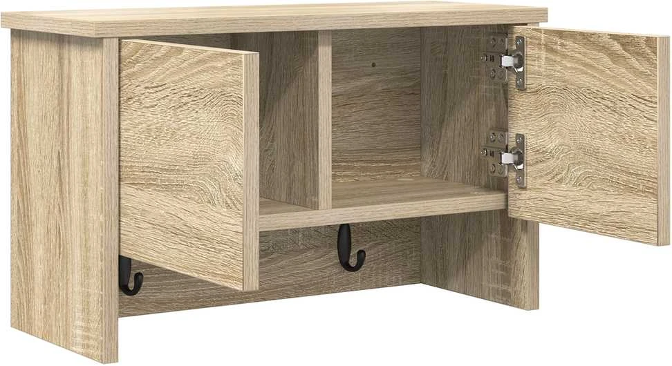 Prikabinamas paltas Sieninis Sonoma ąžuolas 50 x 20 x 30 cm