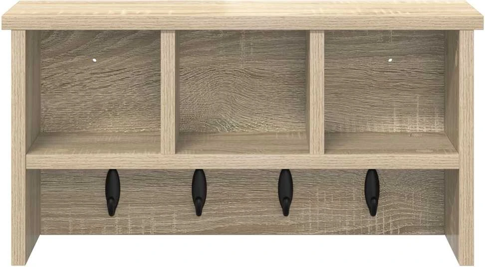 Prikabinamas paltas Sieninis Sonoma ąžuolas 50 x 16 x 26 cm