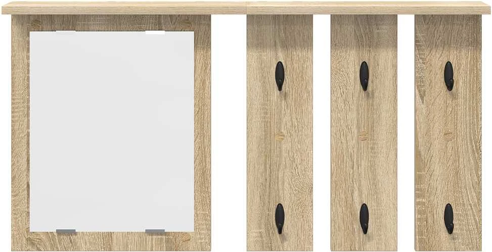 Prikabinamas paltas Sieninis Sonoma ąžuolas 85 x 10 x 45 cm