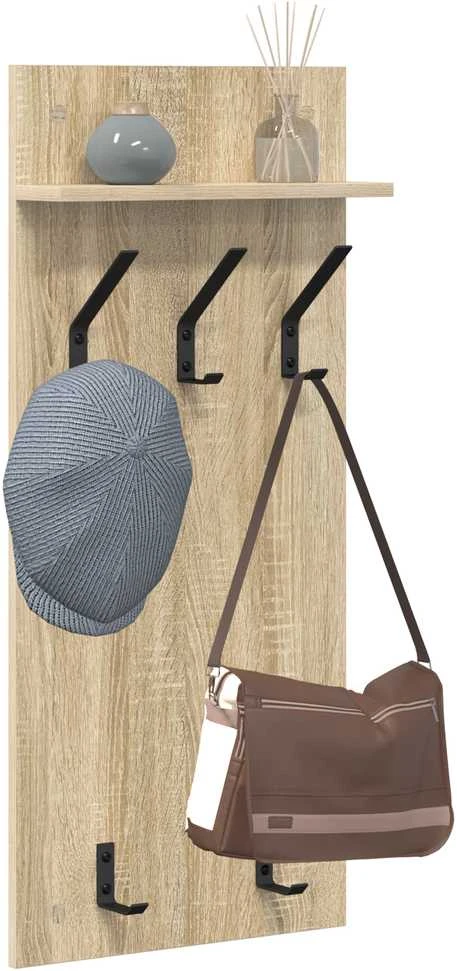 Prikabinamas paltas Sieninis Sonoma ąžuolas 40 x 10 x 90 cm