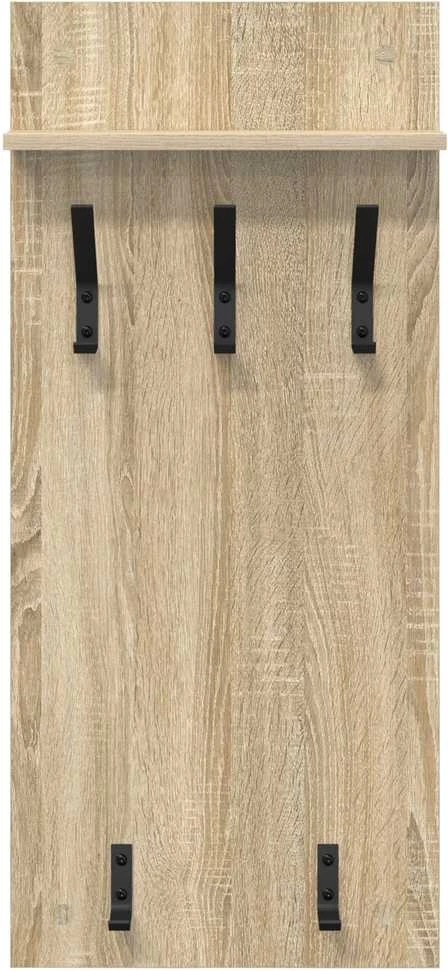 Prikabinamas paltas Sieninis Sonoma ąžuolas 40 x 10 x 90 cm