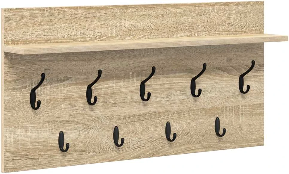 Prikabinamas paltas Sieninis Sonoma ąžuolas 80 x 40 x 12 cm