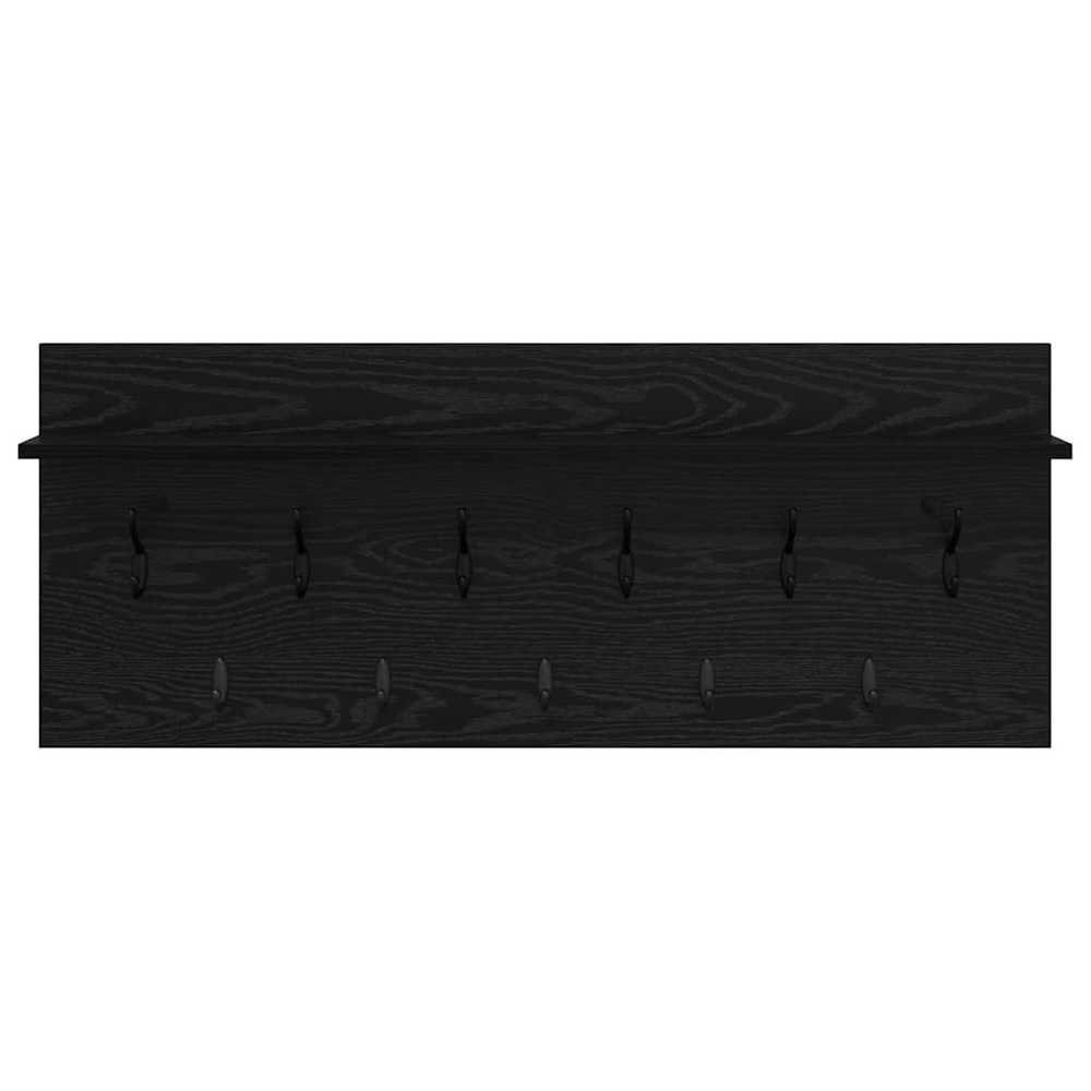 Prikabinamas paltas Sieninis Juodas ąžuolas 100 x 40 x 12 cm