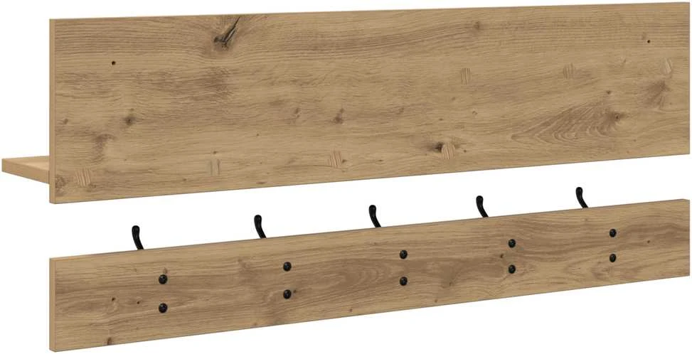 Prikabinamas paltas Sieninis Amatininkų ąžuolas 90 x 15 x 36 cm