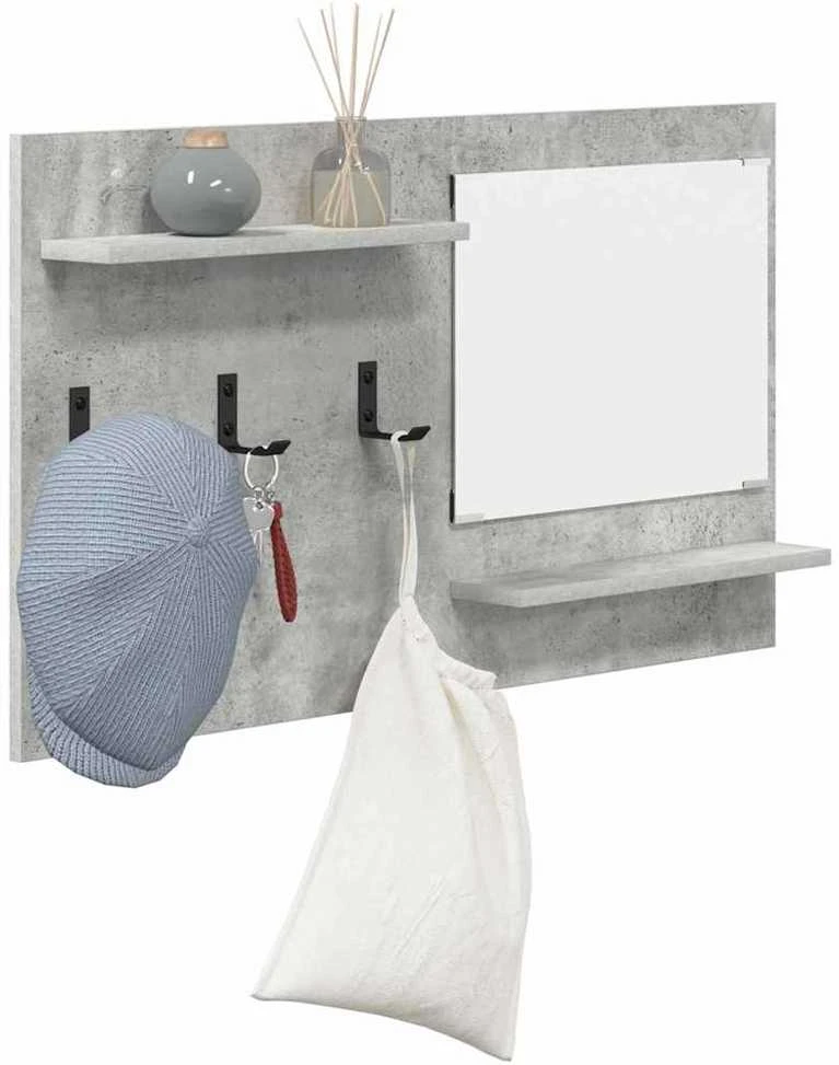 Prikabinamas paltas Sieninis Betono pilka 90 x 10 x 50 cm