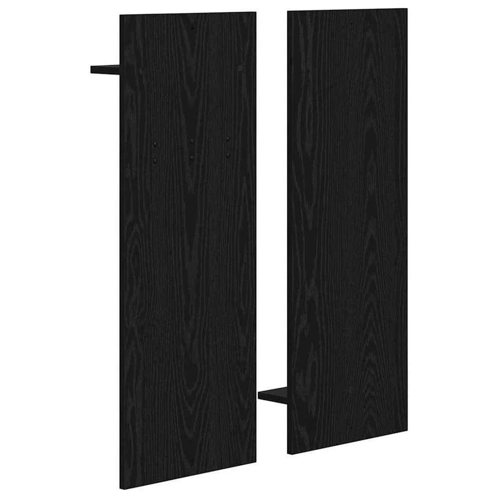 Prikabinamas paltas Sieninis Juodas ąžuolas 70 x 10 x 90 cm