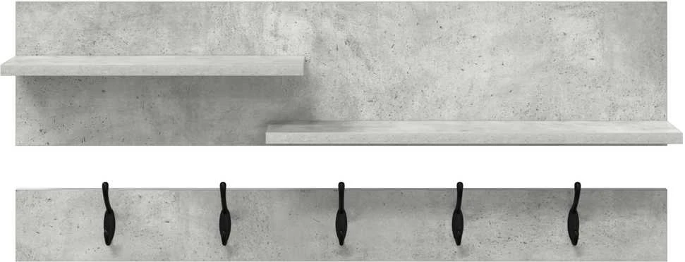 Prikabinamas paltas Sieninis Betono pilka 90 x 15 x 36 cm