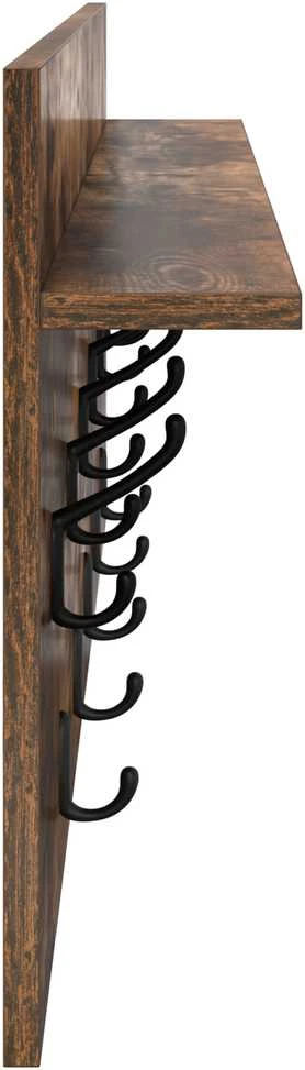 Prikabinamas paltas Sieninis Rūkyta ąžuolas 100 x 40 x 12 cm