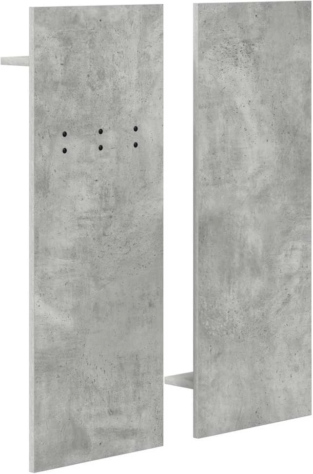 Prikabinamas paltas Sieninis Betono pilka 70 x 10 x 90 cm