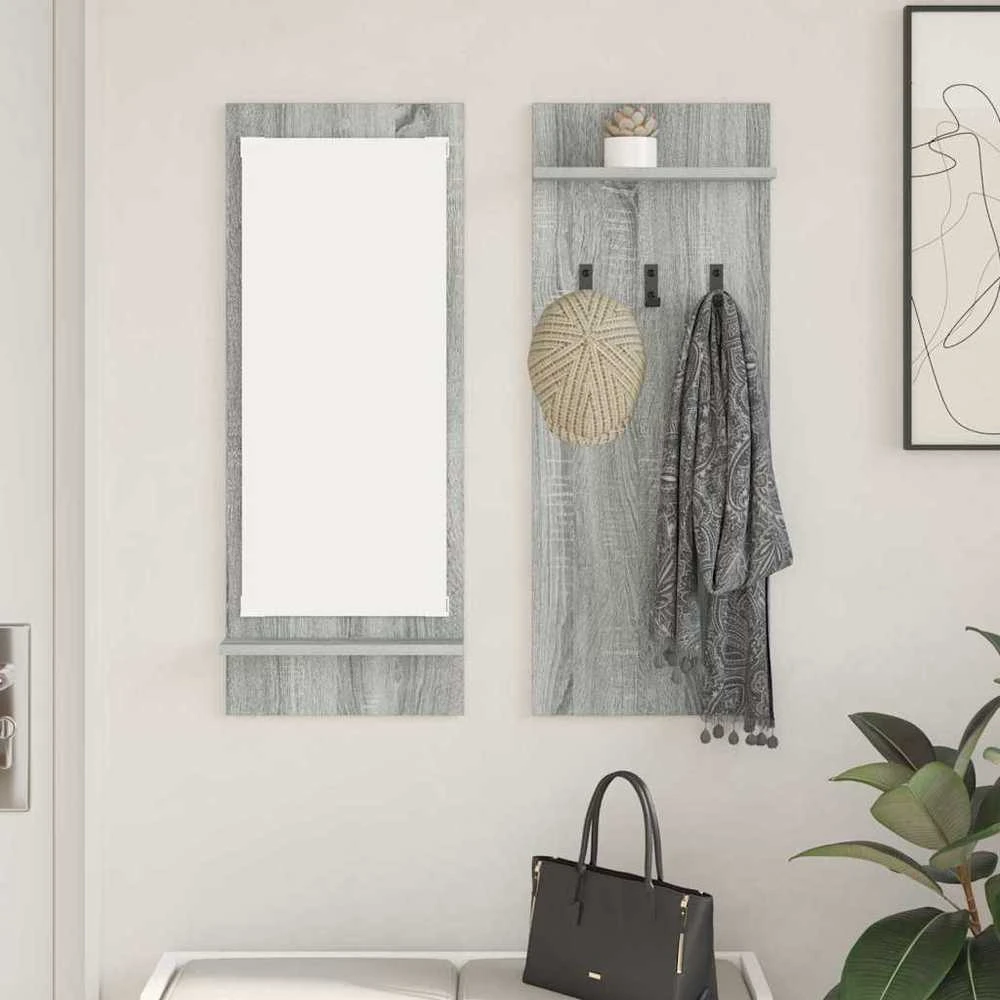 Prikabinamas paltas Sieninis Pilkas Sonoma 70 x 10 x 90 cm